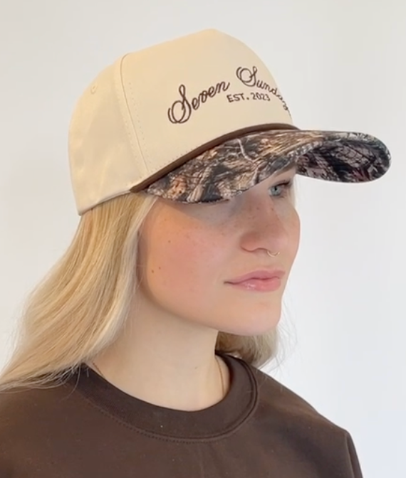 帽子 sundays camo cap S Cap - Leaf Camo – sundays.xyz