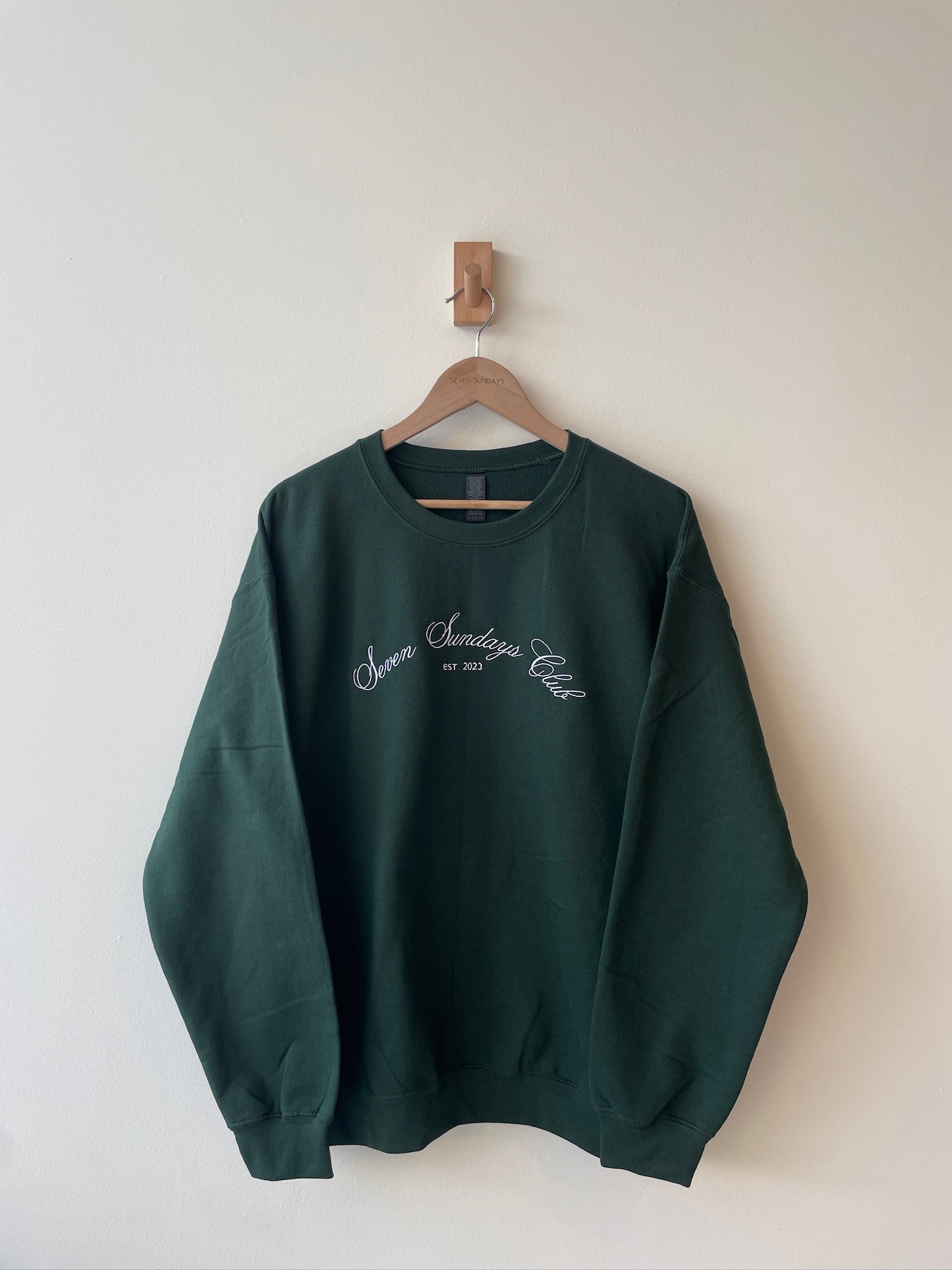 Seven Sundays Club - Green Crewneck | Seven Sundays