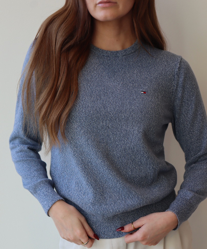 Tommy jeans sweater blue on sale